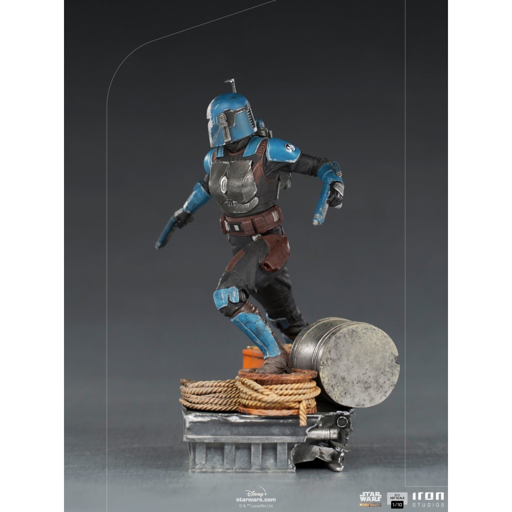 STAR WARS THE MANDALORIAN BO-KATAN KRYZE BDS ART SCALE 1/10 STATUA FIGURE IRON STUDIOS