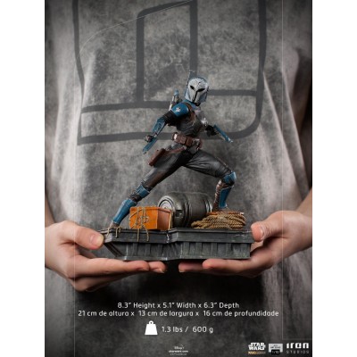 STAR WARS THE MANDALORIAN BO-KATAN KRYZE BDS ART SCALE 1/10 STATUA FIGURE IRON STUDIOS