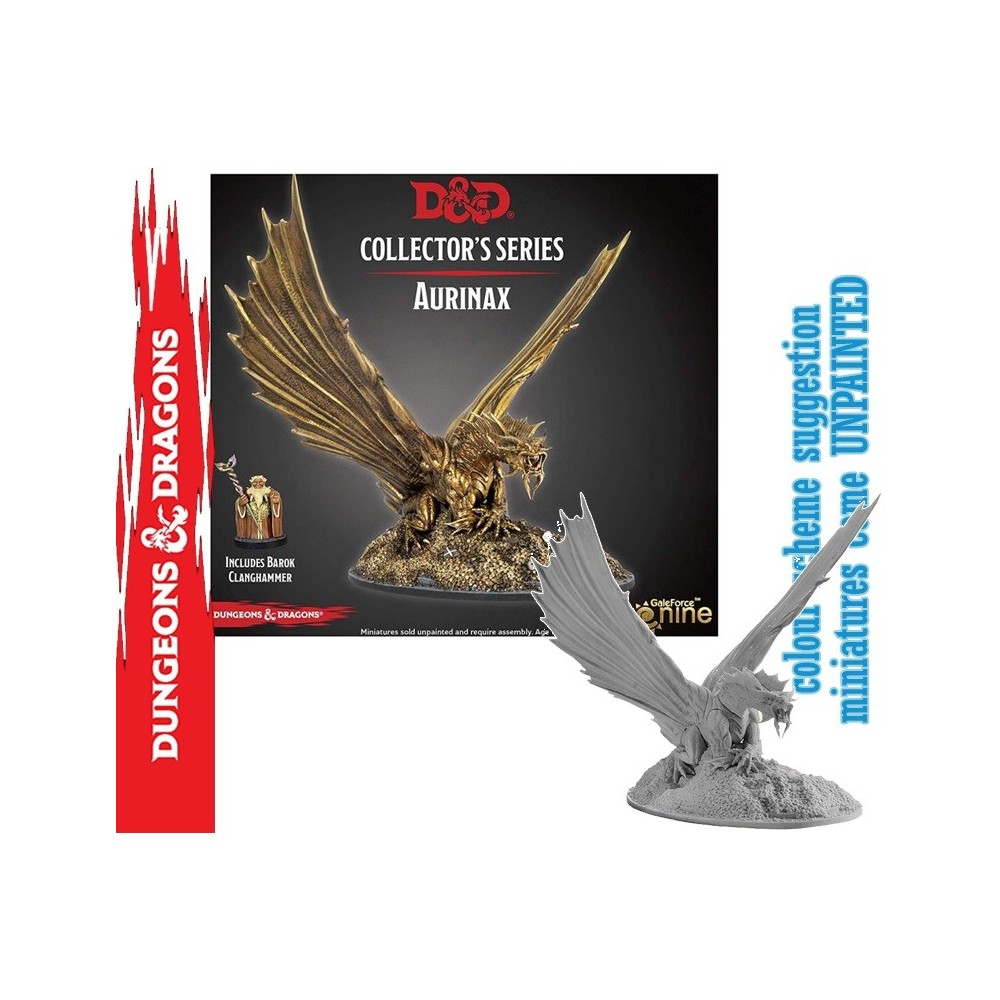 GALE FORCE NINE DUNGEONS AND DRAGONS AURINAX COLLECTOR'S SERIES FIGURE