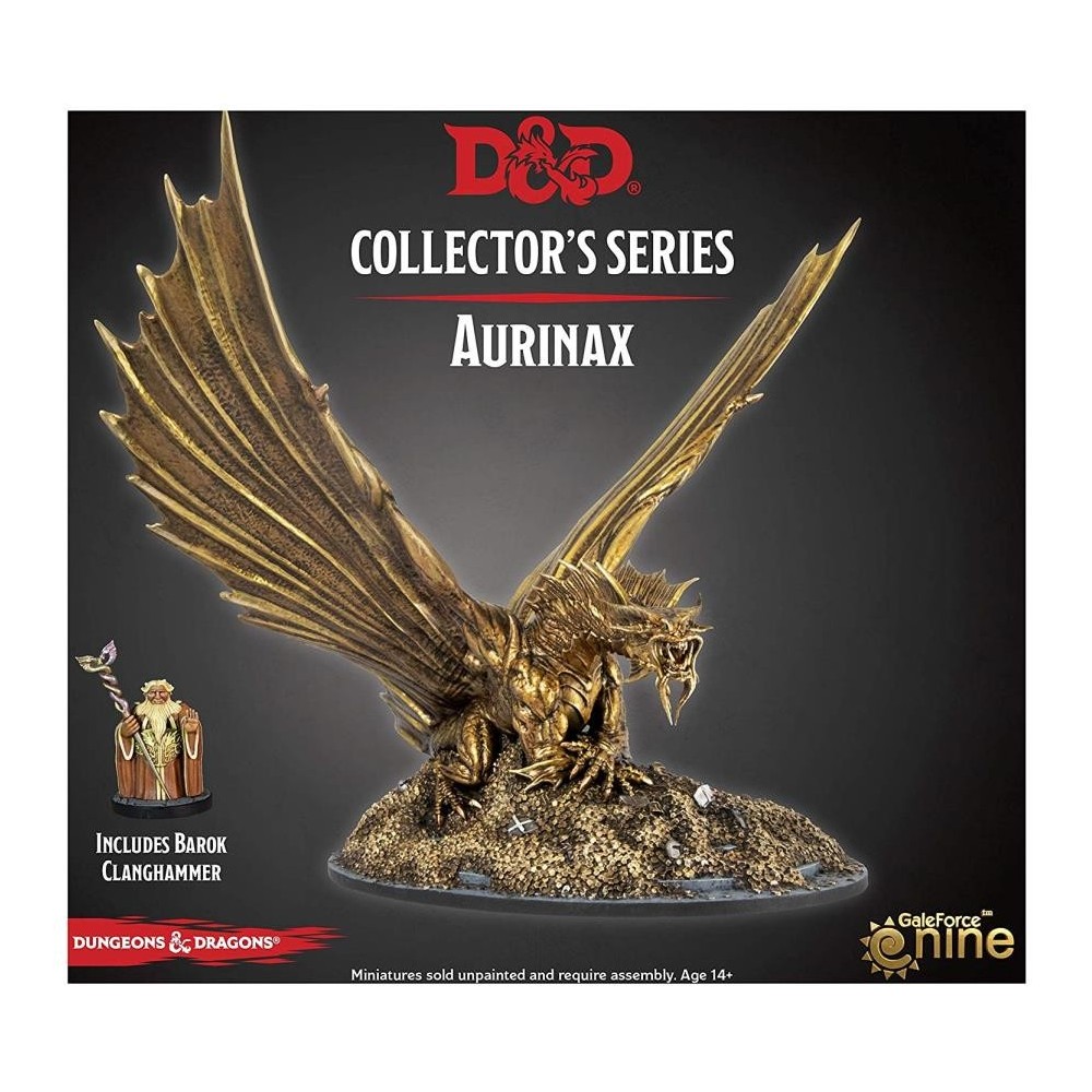 GALE FORCE NINE DUNGEONS AND DRAGONS AURINAX COLLECTOR'S SERIES FIGURE
