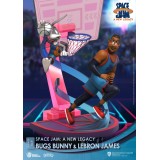 D-STAGE SPACE JAM 2 A NEW LEGACY BUGS BUNNY AND LEBRON JAMES STATUA FIGURE DIORAMA BEAST KINGDOM