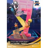 D-STAGE SPACE JAM 2 A NEW LEGACY SILVESTRO TITTI E DAFFY DUCK STATUA FIGURE DIORAMA BEAST KINGDOM