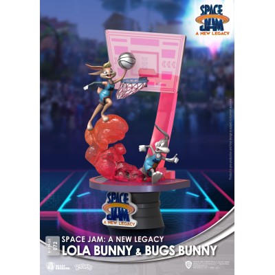 D-STAGE SPACE JAM 2 A NEW LEGACY LOLA AND BUGS BUNNY STATUA FIGURE DIORAMA BEAST KINGDOM