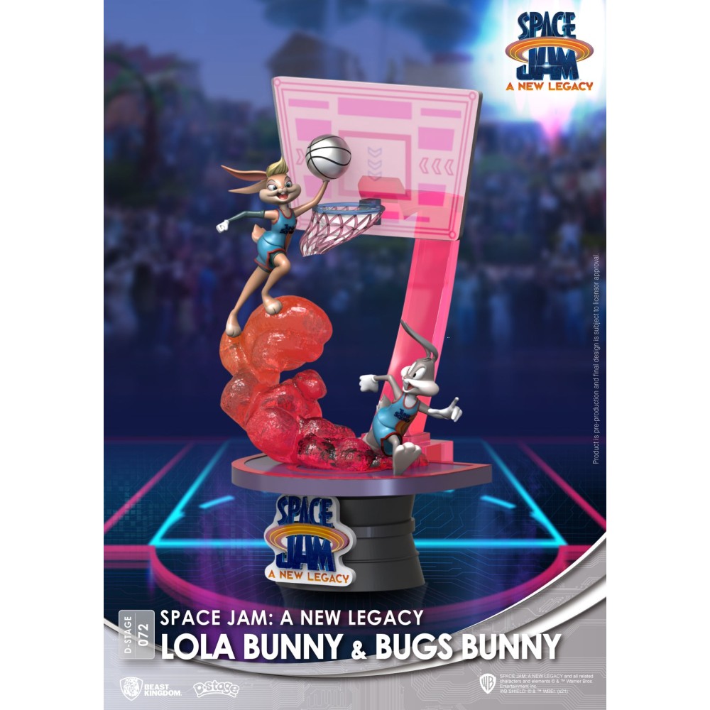 D-STAGE SPACE JAM 2 A NEW LEGACY LOLA AND BUGS BUNNY STATUA FIGURE DIORAMA BEAST KINGDOM
