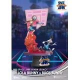 D-STAGE SPACE JAM 2 A NEW LEGACY LOLA AND BUGS BUNNY STATUA FIGURE DIORAMA BEAST KINGDOM