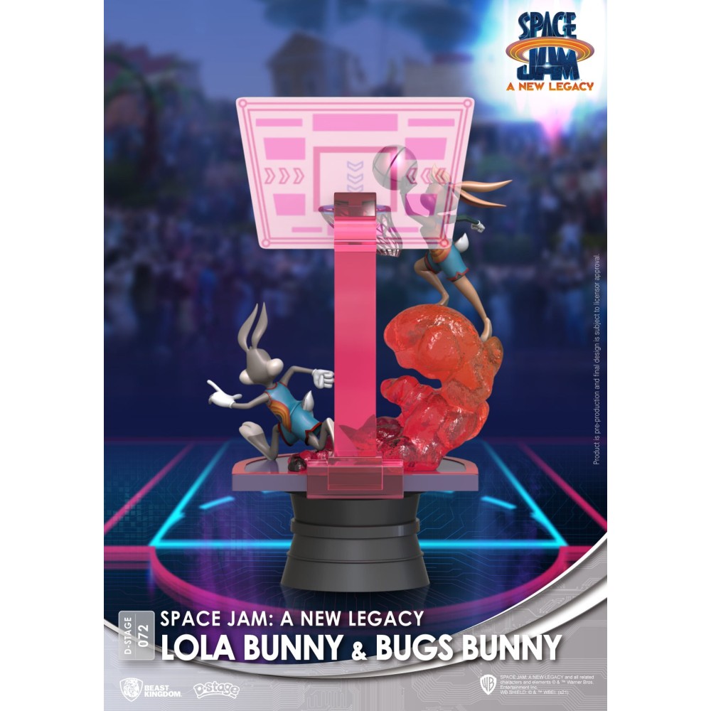 BEAST KINGDOM D-STAGE SPACE JAM 2 A NEW LEGACY LOLA AND BUGS BUNNY STATUE FIGURE DIORAMA