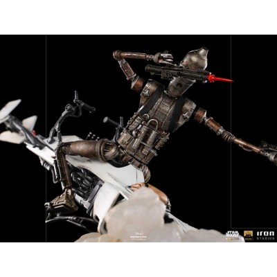 THE MANDALORIAN IG-11 AND THE CHILD BDS ART SCALE 1/10 STATUA FIGURE IRON STUDIOS