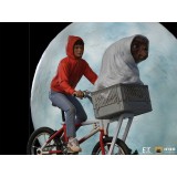 IRON STUDIOS E.T. THE EXTRA-TERRESTRIAL AND ELLIOT BDS ART SCALE DELUXE 1/10 STATUE FIGURE