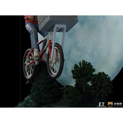 IRON STUDIOS E.T. THE EXTRA-TERRESTRIAL AND ELLIOT BDS ART SCALE DELUXE 1/10 STATUE FIGURE