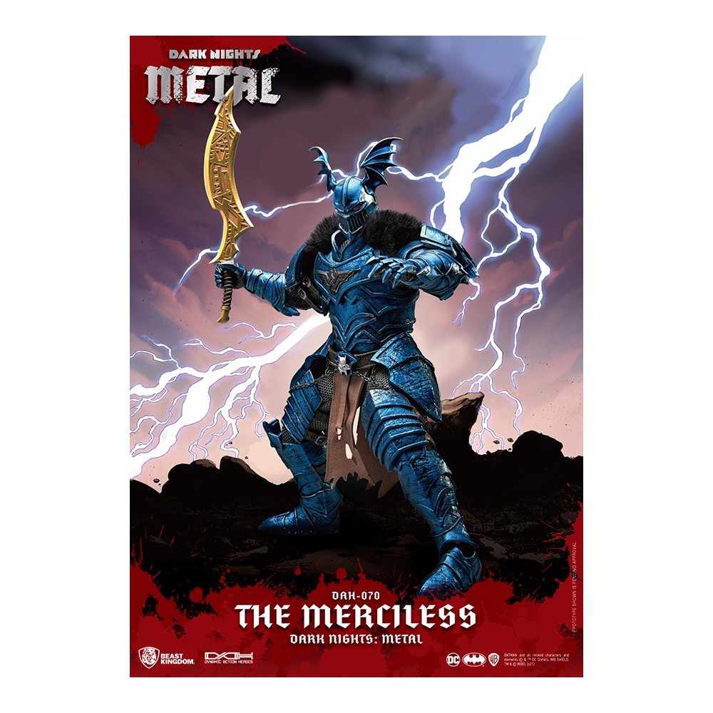 DC COMICS DARK KNIGHTS METAL BATMAN THE MERCILESS DAH-070 ACTION FIGURE BEAST KINGDOM