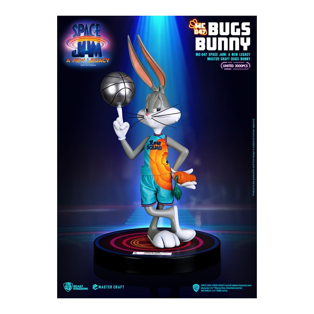 BEAST KINGDOM SPACE JAM 2 A NEW LEGACY BUGS BUNNY 43CM MASTER CRAFT STATUE