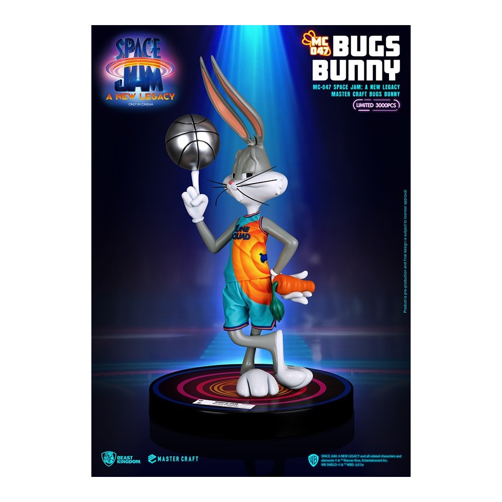 SPACE JAM 2 A NEW LEGACY BUGS BUNNY 43CM MASTER CRAFT STATUA BEAST KINGDOM