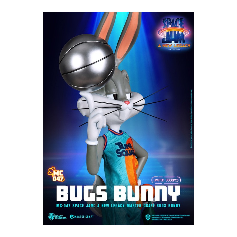 SPACE JAM 2 A NEW LEGACY BUGS BUNNY 43CM MASTER CRAFT STATUA BEAST KINGDOM