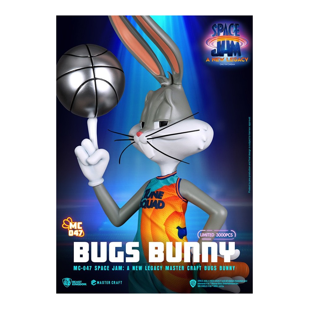 BEAST KINGDOM SPACE JAM 2 A NEW LEGACY BUGS BUNNY 43CM MASTER CRAFT STATUE