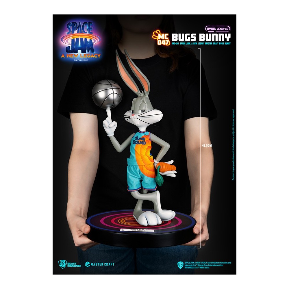 BEAST KINGDOM SPACE JAM 2 A NEW LEGACY BUGS BUNNY 43CM MASTER CRAFT STATUE