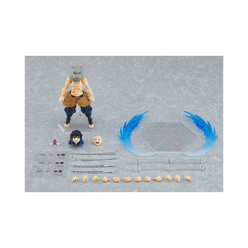 MAX FACTORY DEMON SLAYER INOSUKE HASHIBIRA DELUXE FIGMA ACTION FIGURE