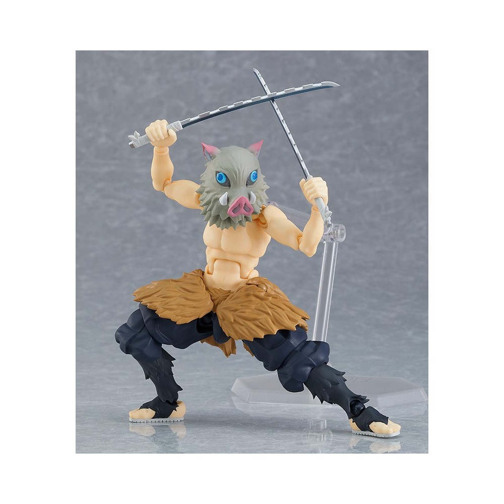 MAX FACTORY DEMON SLAYER INOSUKE HASHIBIRA DELUXE FIGMA ACTION FIGURE