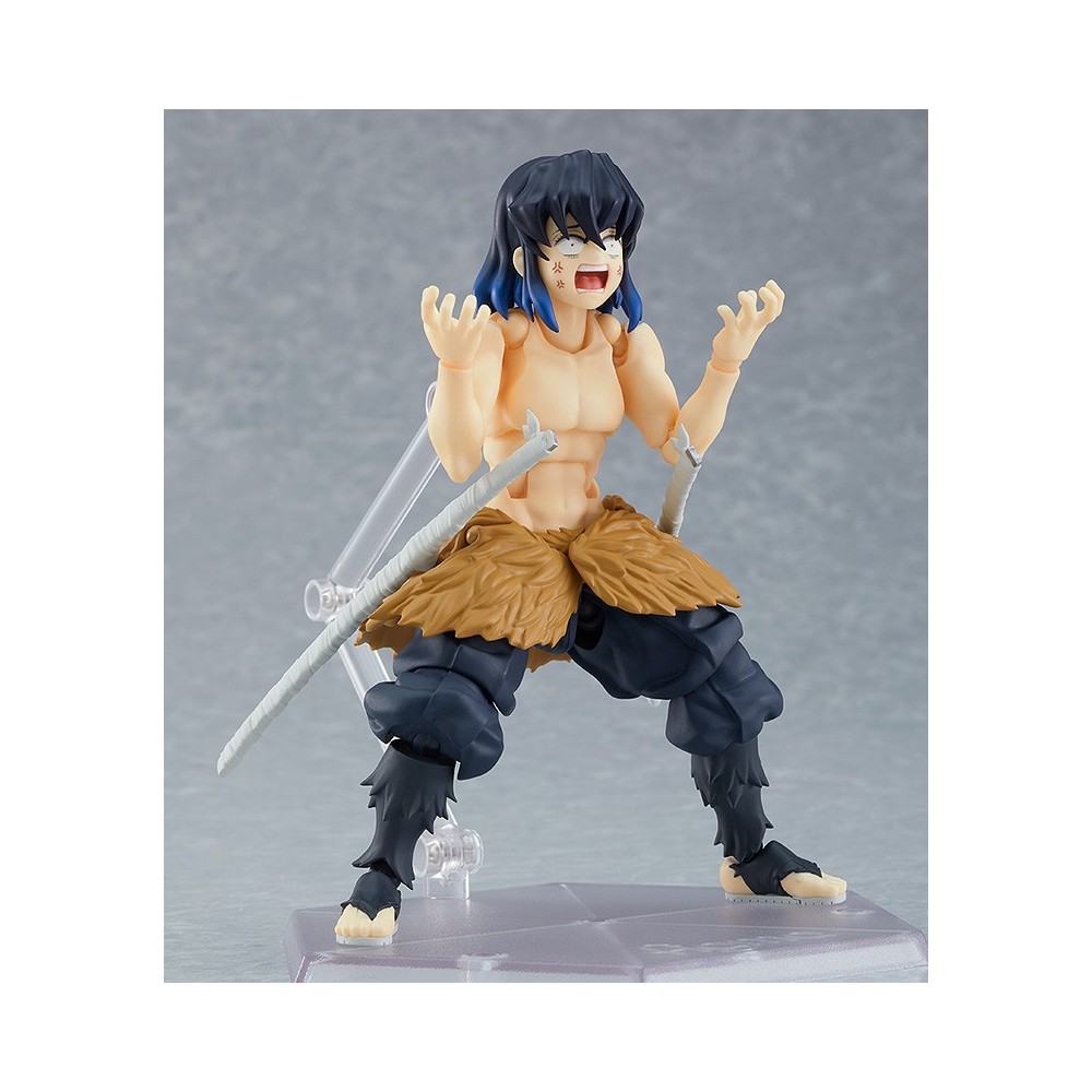 MAX FACTORY DEMON SLAYER INOSUKE HASHIBIRA DELUXE FIGMA ACTION FIGURE