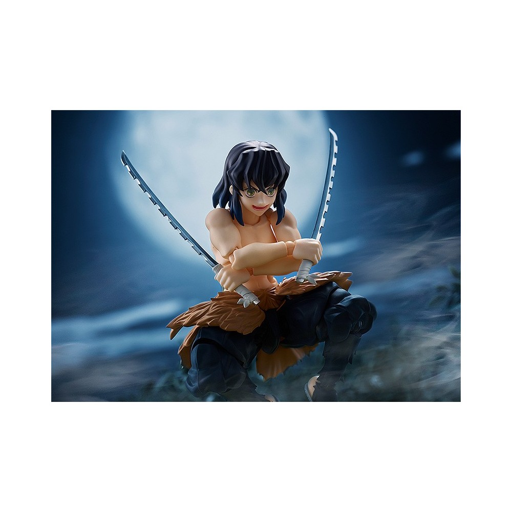 MAX FACTORY DEMON SLAYER INOSUKE HASHIBIRA DELUXE FIGMA ACTION FIGURE