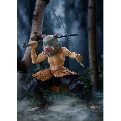 MAX FACTORY DEMON SLAYER INOSUKE HASHIBIRA DELUXE FIGMA ACTION FIGURE