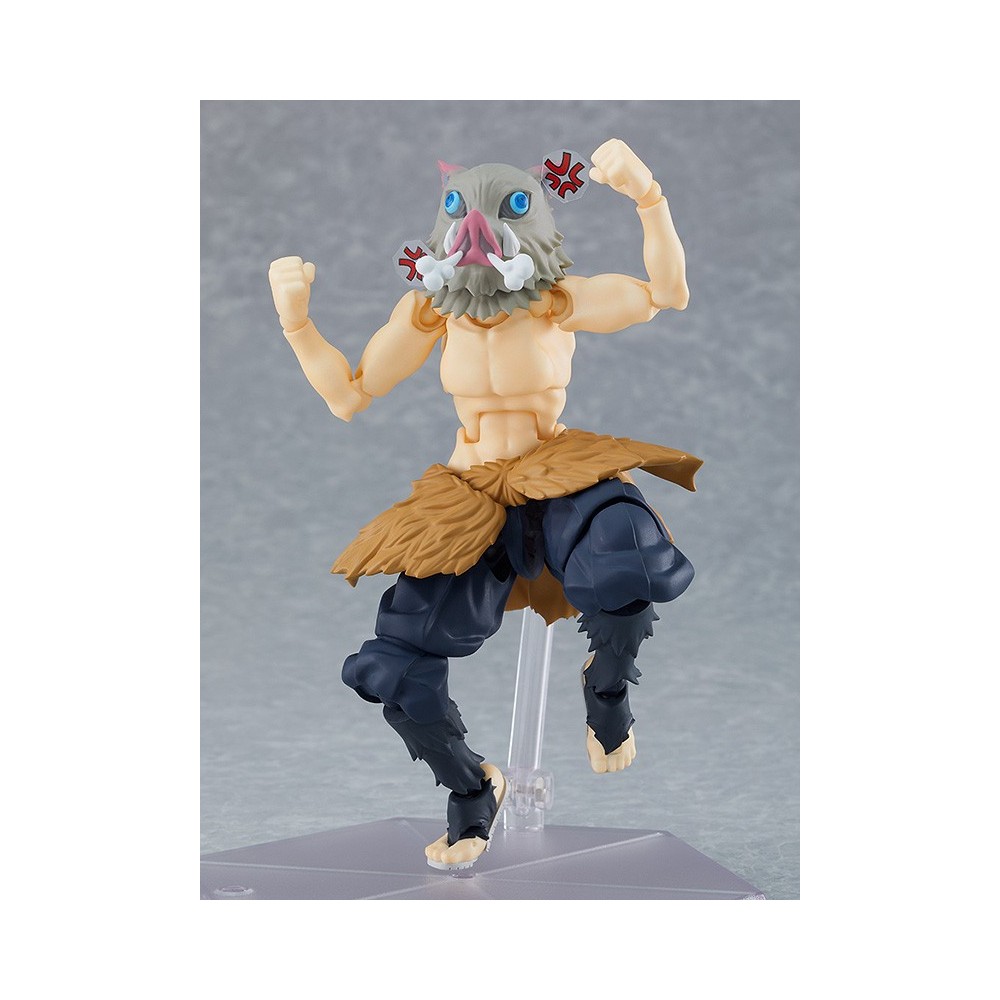 MAX FACTORY DEMON SLAYER INOSUKE HASHIBIRA DELUXE FIGMA ACTION FIGURE