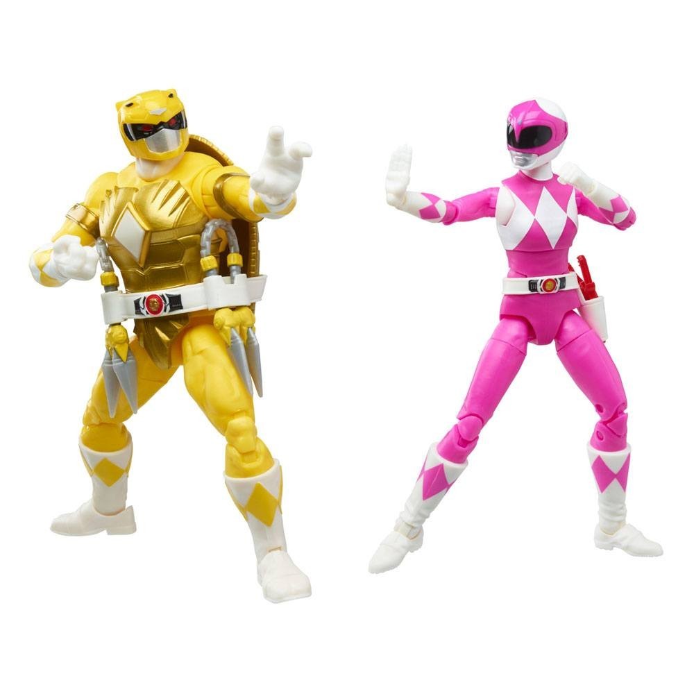 POWER RANGERS X TMNT MORPHED APRIL O'NEIL AND MORPHED MICHELANGELO ACTION FIGURE HASBRO