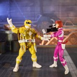 POWER RANGERS X TMNT MORPHED APRIL O'NEIL AND MORPHED MICHELANGELO ACTION FIGURE HASBRO