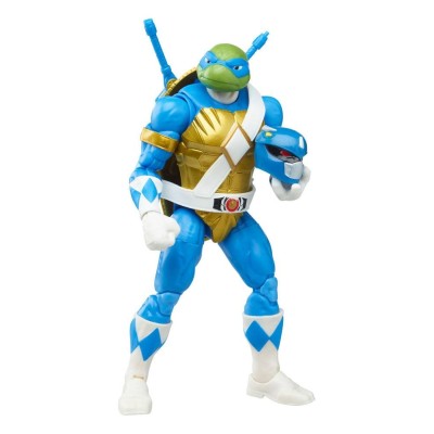 POWER RANGERS X TMNT MORPHED DONATELLO AND MORPHED LEONARDO ACTION FIGURE HASBRO