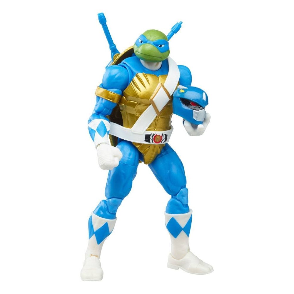POWER RANGERS X TMNT MORPHED DONATELLO AND MORPHED LEONARDO ACTION FIGURE HASBRO