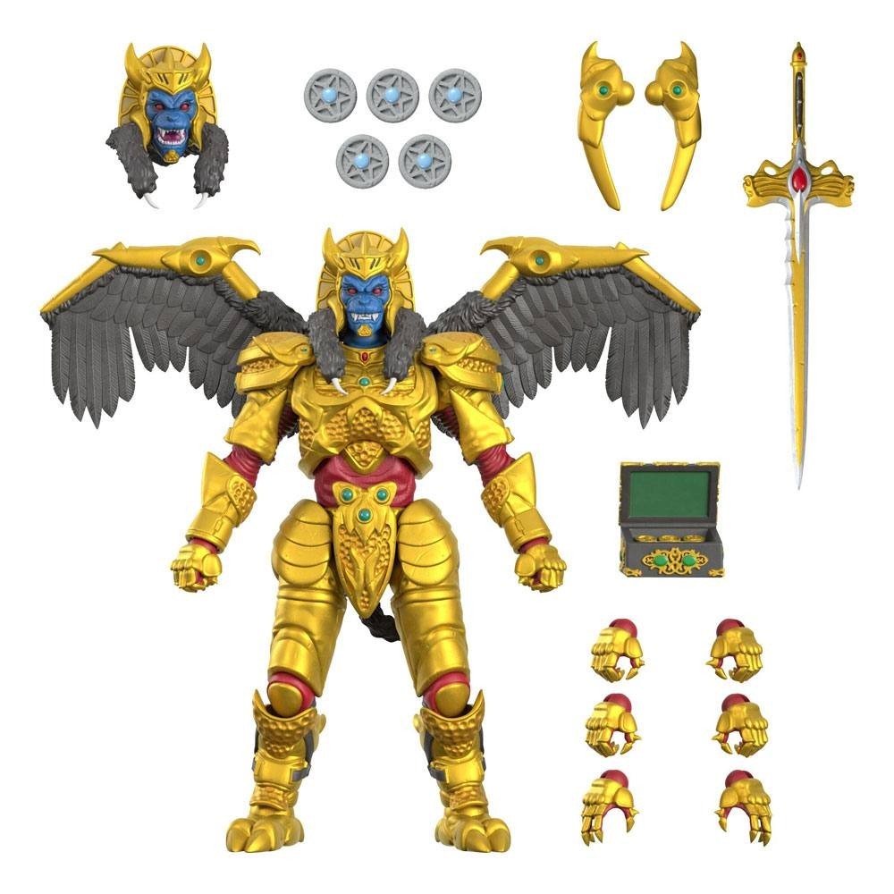 MIGHTY MORPHIN POWER RANGERS ULTIMATES GOLDAR ACTION FIGURE SUPER7