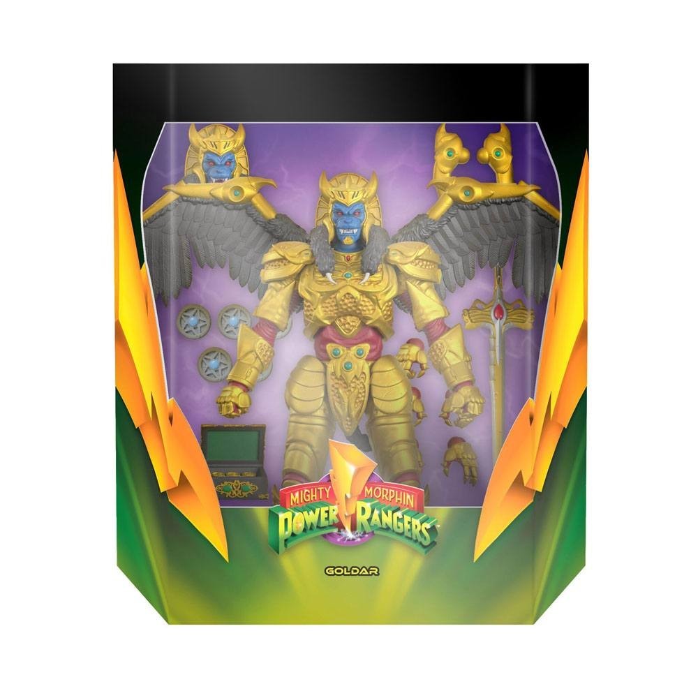 MIGHTY MORPHIN POWER RANGERS ULTIMATES GOLDAR ACTION FIGURE SUPER7