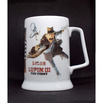 MINE LUPIN III THE FIRST 3D MOVIE INSPECTOR ZENIGATA CERAMIC TANKARD