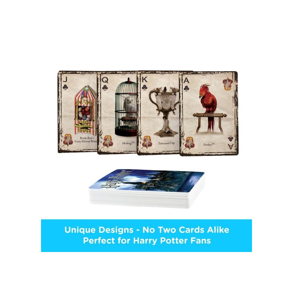 HARRY POTTER POKER PLAYING CARDS MAZZO CARTE DA GIOCO AQUARIUS ENT