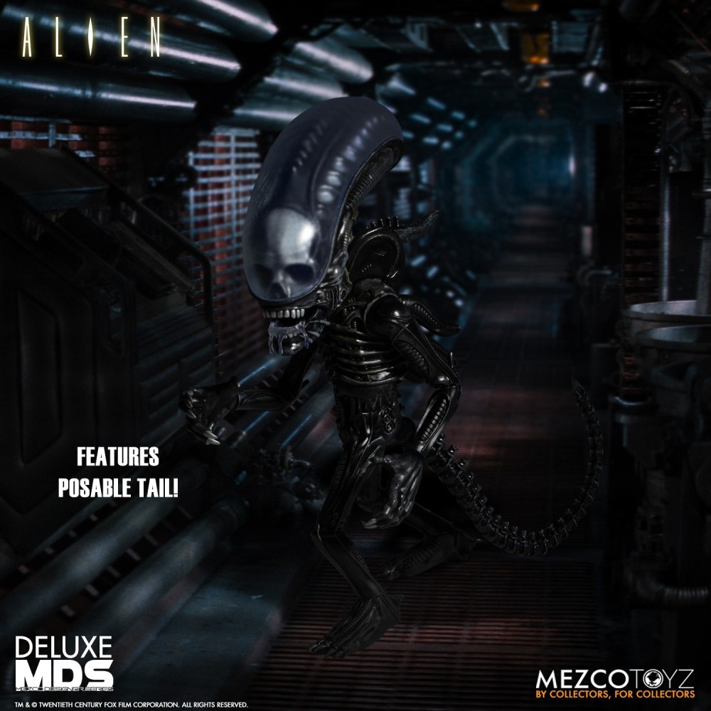 MDS XENOMORPH ALIEN DELUXE ACTION FIGURE MEZCO TOYS