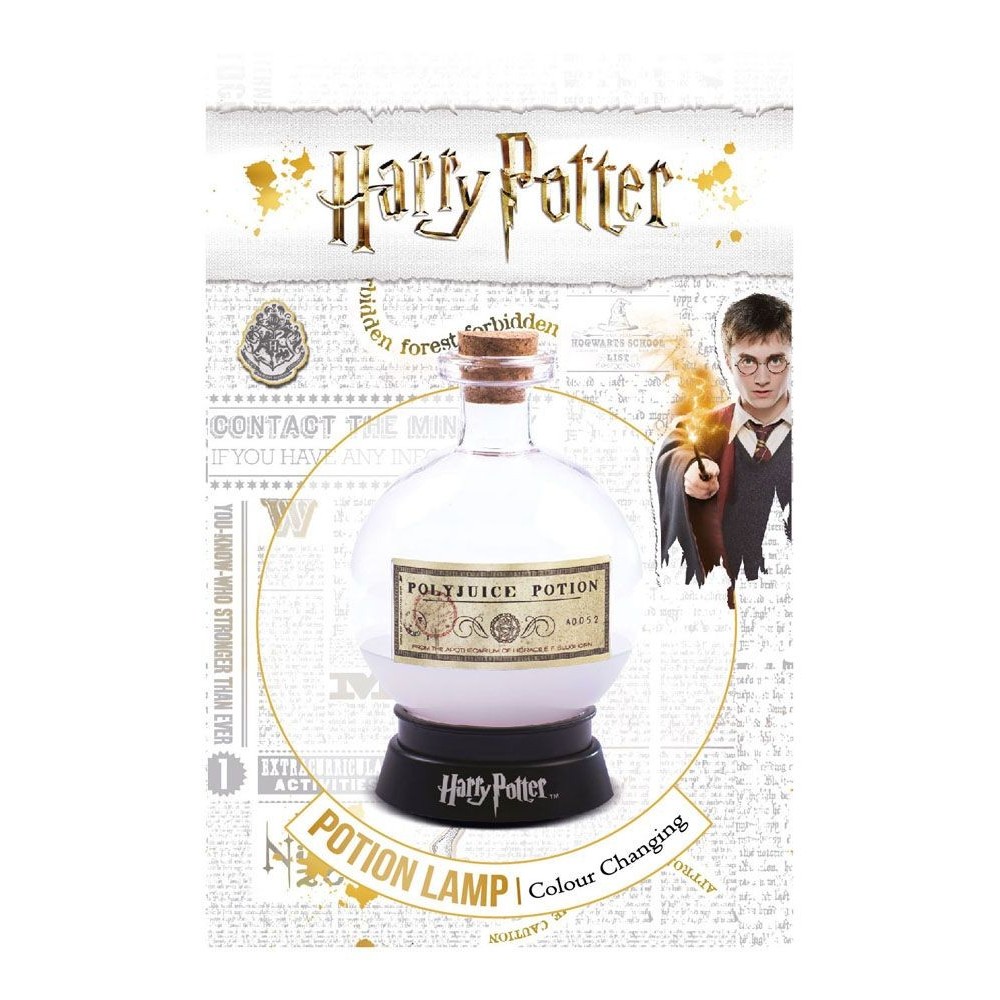 HARRY POTTER POZIONE POLISUCCO LAMPADA LED CAMBIACOLORE 14CM FIZZ CREATIONS