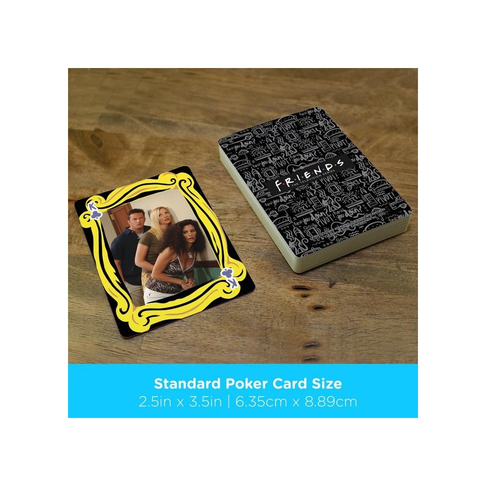 FRIENDS POKER PLAYING CARDS MAZZO CARTE DA GIOCO AQUARIUS ENT