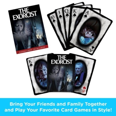 THE EXORCIST POKER PLAYING CARDS MAZZO CARTE DA GIOCO AQUARIUS ENT