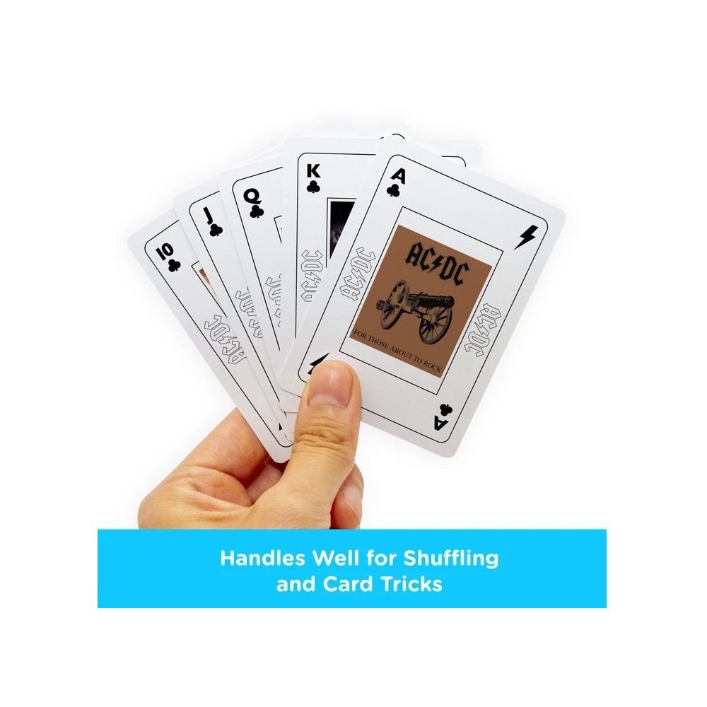 AQUARIUS ENT AC DC IN ROCK WE TRUST POKER PLAYING CARDS
