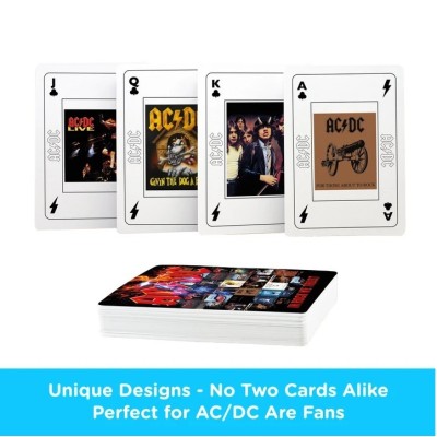 AQUARIUS ENT AC DC IN ROCK WE TRUST POKER PLAYING CARDS