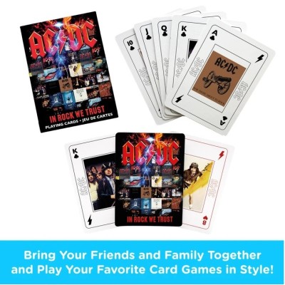 AQUARIUS ENT AC DC IN ROCK WE TRUST POKER PLAYING CARDS