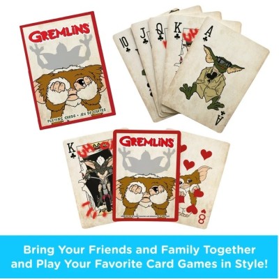 AQUARIUS ENT GREMLINS POKER PLAYING CARDS
