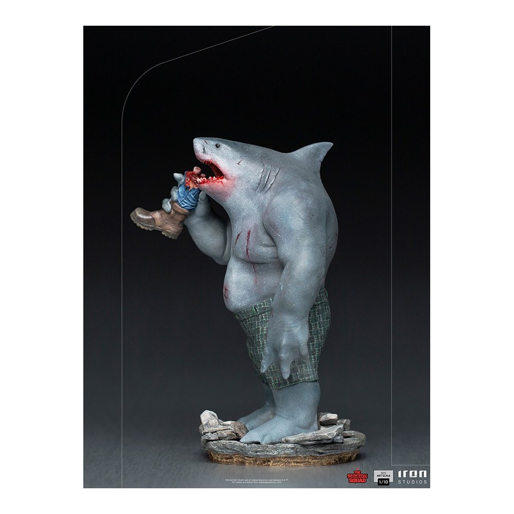 THE SUICIDE SQUAD KING SHARK BDS ART SCALE 1/10 STATUA FIGURE IRON STUDIOS