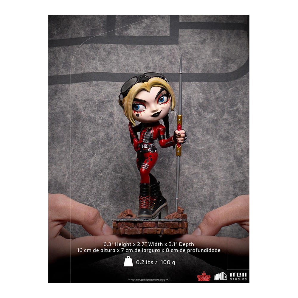 THE SUICIDE SQUAD HARLEY QUINN MINICO FIGURE STATUA IRON STUDIOS