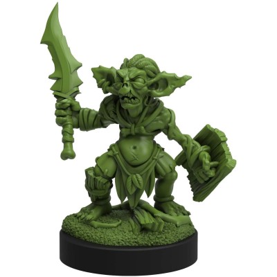 STEAMFORGED GAMES EPIC ENCOUNTERS VILLAGE OF THE GOBLIN CHIEF SET MINIATURES