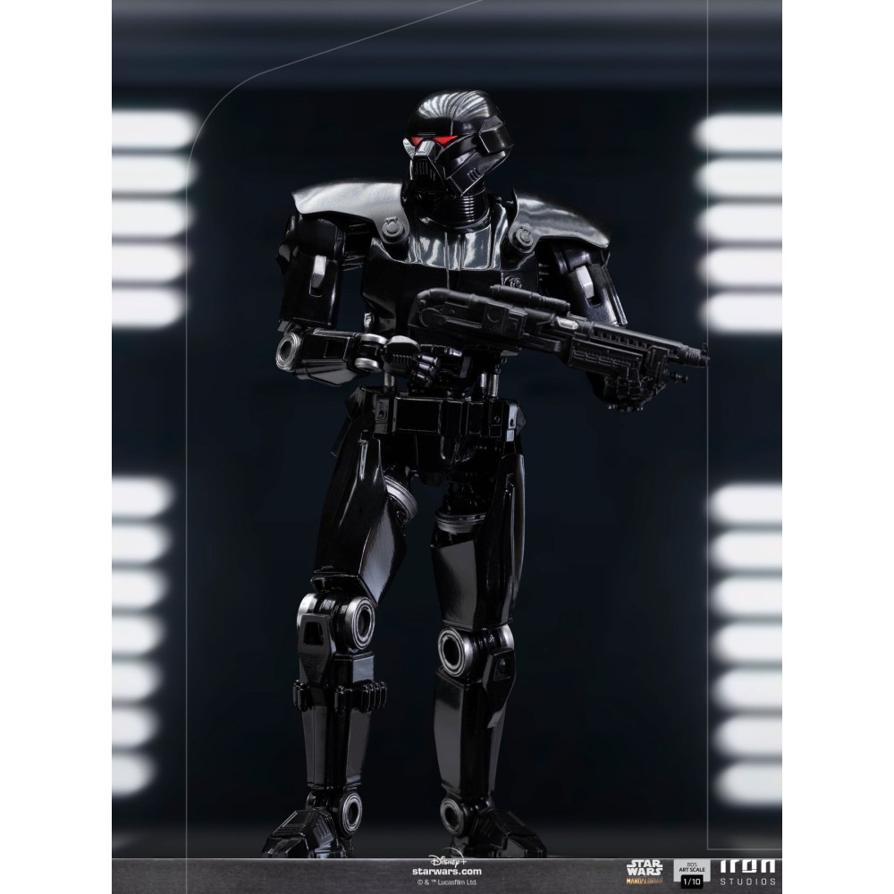 THE MANDALORIAN DARK TROOPER BDS ART SCALE 1/10 STATUA FIGURE IRON STUDIOS