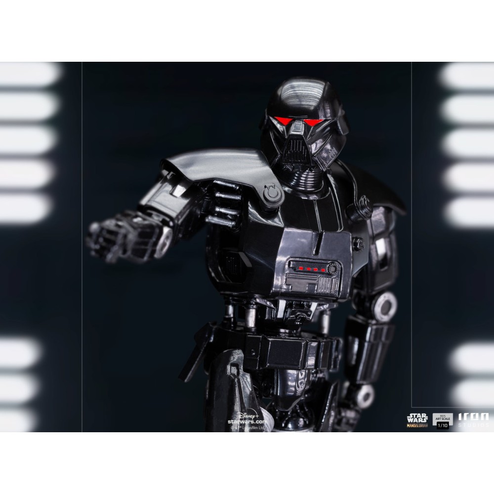 THE MANDALORIAN DARK TROOPER BDS ART SCALE 1/10 STATUA FIGURE IRON STUDIOS