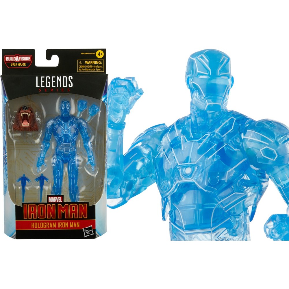 MARVEL LEGENDS URSA MAJOR SERIES - HOLOGRAM IRON MAN ACTION FIGURE HASBRO
