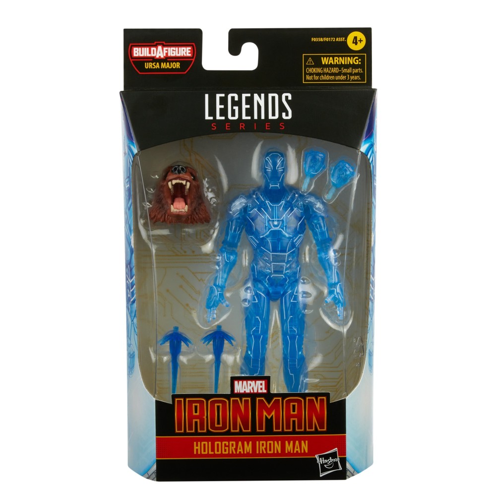 MARVEL LEGENDS URSA MAJOR SERIES - HOLOGRAM IRON MAN ACTION FIGURE HASBRO