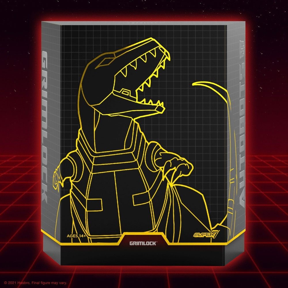 SUPER7 TRANSFORMERS ULTIMATES GRIMLOCK DINO MODE ACTION FIGURE