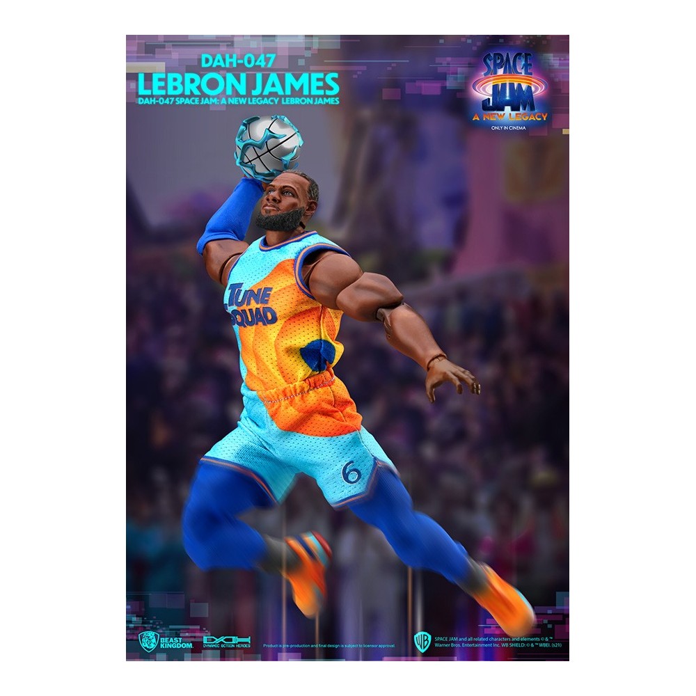 BEAST KINGDOM SPACE JAM 2 A NEW LEGACY LEBRON JAMES DAH-047 ACTION FIGURE